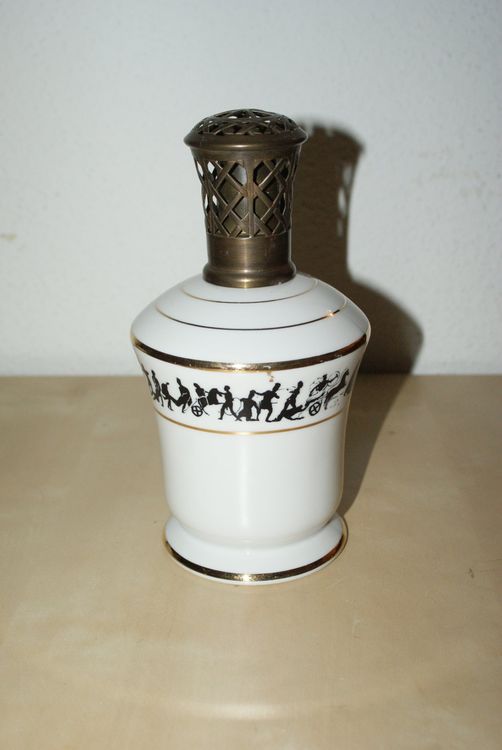 Lampe brule parfum Berger Paris pocelaine limoges - Décoration