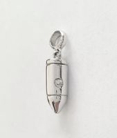 Anhänger "Patrone" Silber 925 (rhodiniert)
