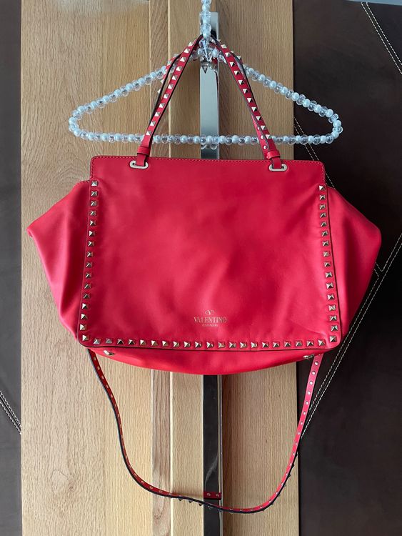 Rockstud Bag Valentino Tasche Rot Nieten VALENTINO GARAVANI