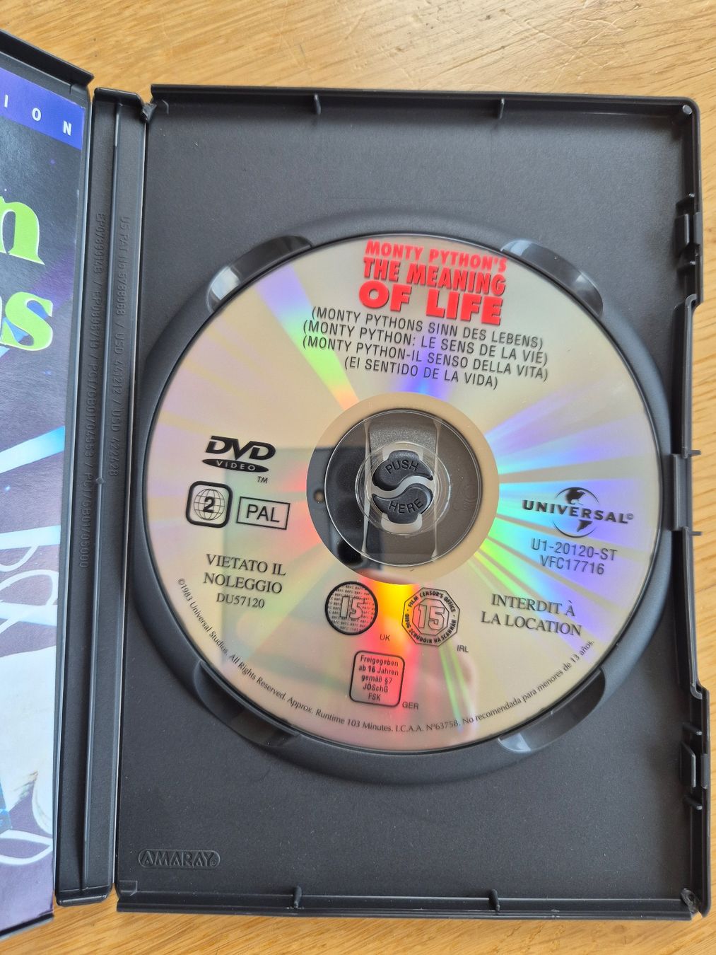 Alle DVDs: DVD MONTY PYTHON - Der Sinn des Lebens – Gebraucht aus Baar von tess01 1