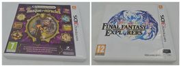 Lot 2 boîtes vides Nintendo 3DS Layton + Final Fantasy