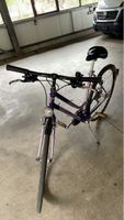City Fahrrad lila Damenvelo Zoom Lenker akzeptabel