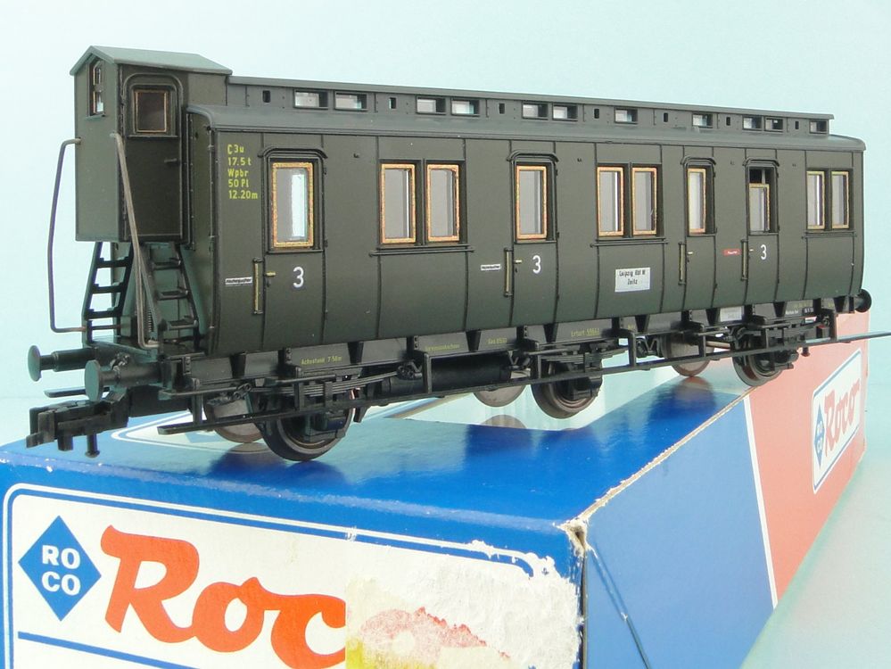 Roco 44527 Wagon Compartiment 3E Classe Avec Cabine De Frein DRG
