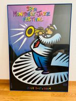 Montreux Jazz affiche Burton Morris encadrée.