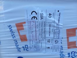 Swisspsor Isolation thermique EPS 30 40mm 1000x500mm 12 Stk