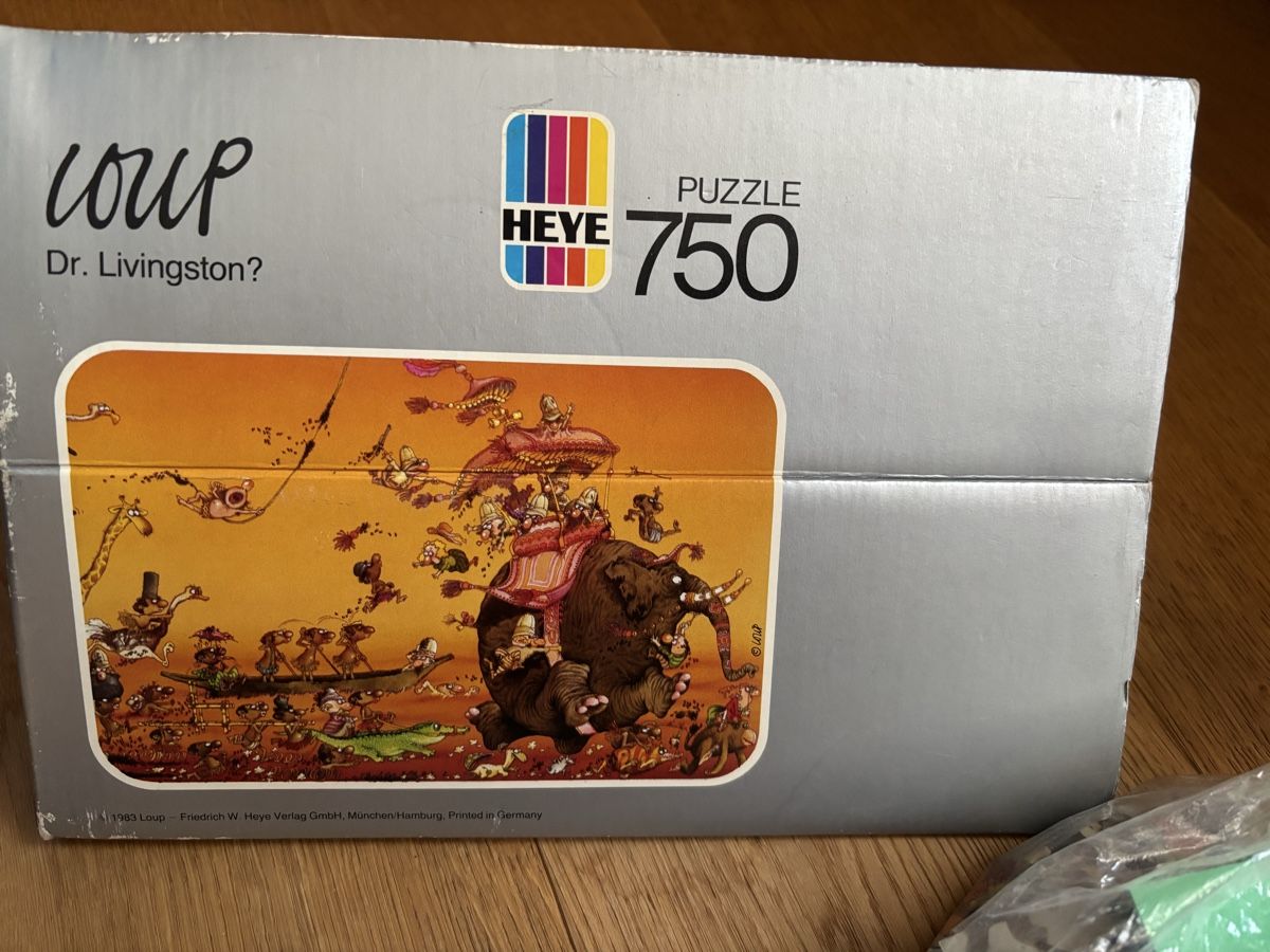 Heye Puzzle: HEYE Mordillo Puzzle 750  – Usato da Würenlos venduto da Ashley24 2