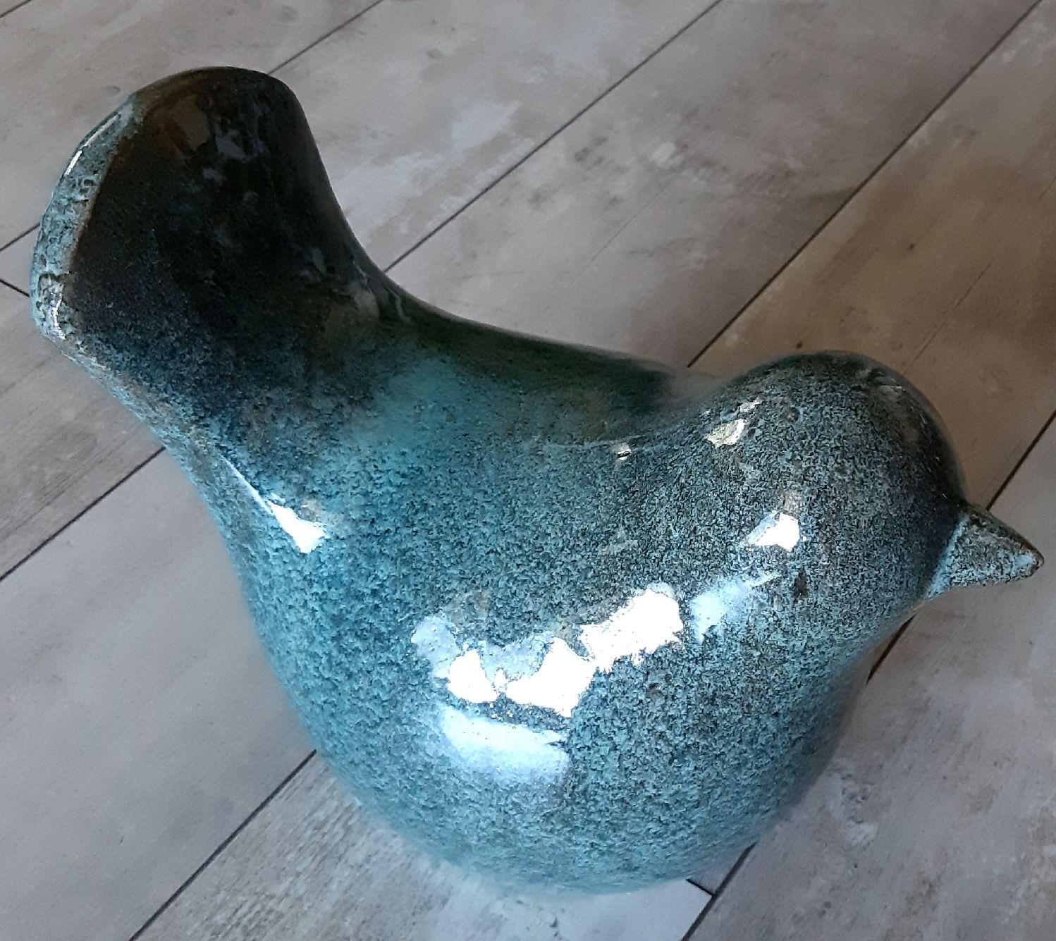 Skulpturen & Statuen: Grosser Keramik Vogel  -  Einzelstück  -  handgemacht – Neu (gemäss Beschreibung) aus Tagelswangen von BrigittaC01 5