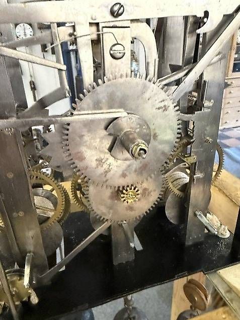 Orologi: 3 GLOCKEN COQ- COMTOISE MIT WECKER UND BART 3 GEWICHTE – Usato da schaffhausen venduto da eibam 5