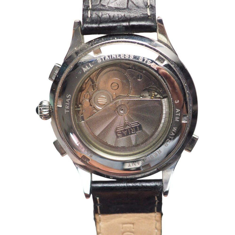 Trias Orologi: Trias Vintage Automatikklassike Mondphasen – Usato da Liestal venduto da fibonaccis 1