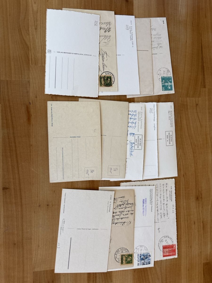 Cartoline postali: AK von Kleine Scheidegg – Usato da Rümlang venduto da Brieftaube2 1