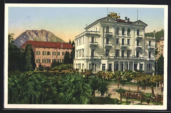 Cartes postales: Lugano, Paradiso, Hotel Ritschard und Vi – D'occasion à Berlin par bartko-reher