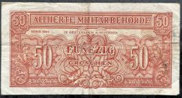 Alliierte Militärbehörde 50 Groschen Schein, Serie 1944