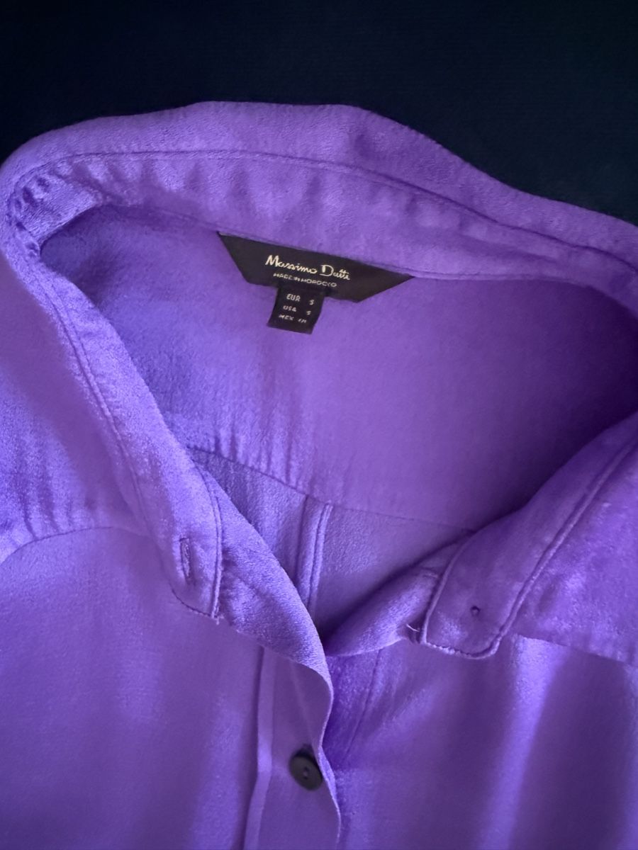 Massimo Dutti Camicette: Massimo Dutti Satin Shirt- Hemdbluse  – Usato da Sion venduto da b2c1cat 4