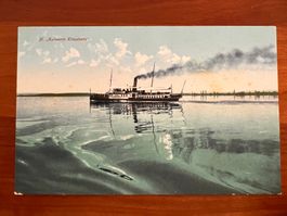 Postkarte Schiff Kaiserin Elisabeth 1900 ungelaufen  (P274)