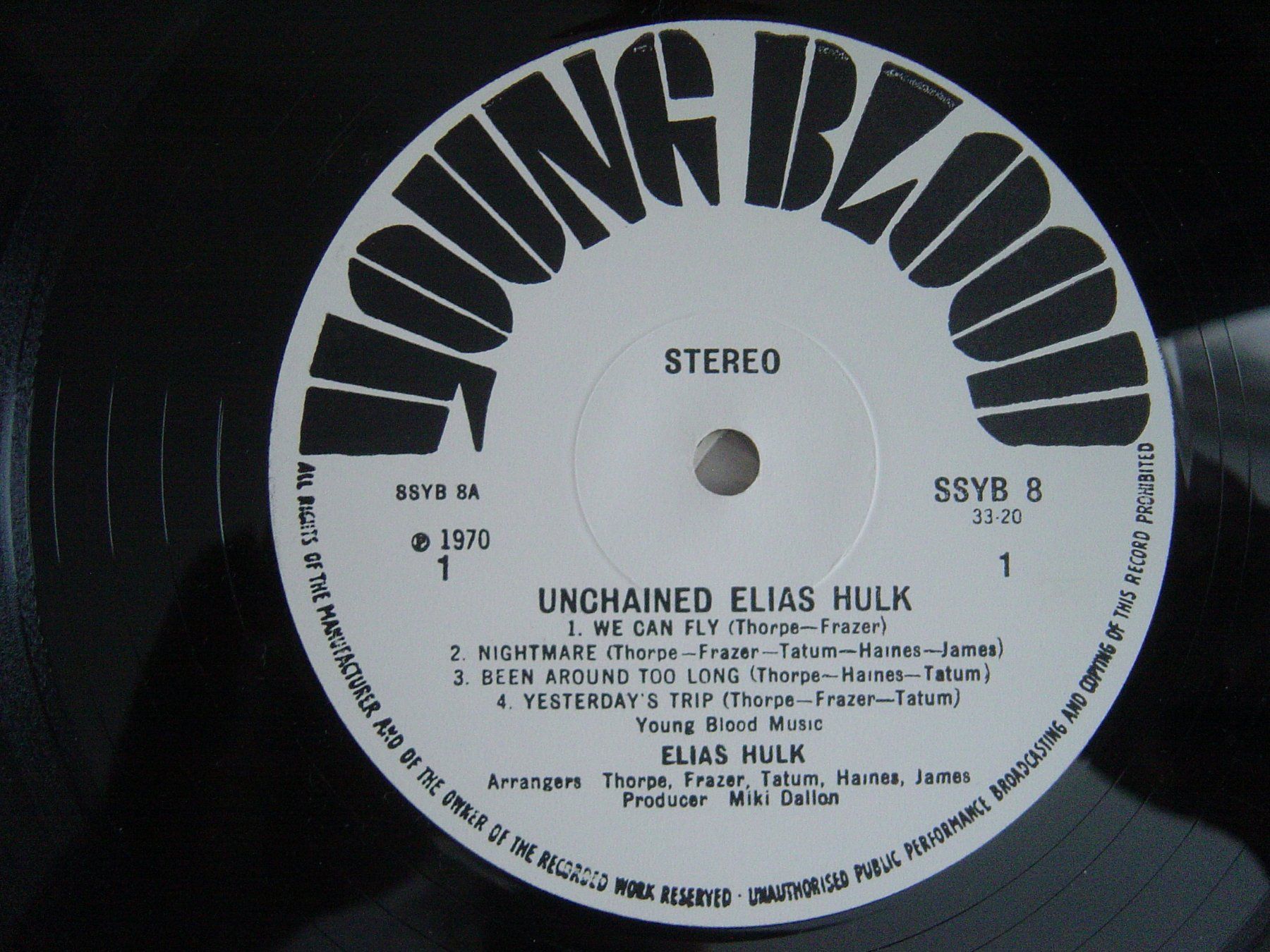 Dischi in vinile: Elias Hulk Unchained – Usato da Wängi venduto da Emeraldgreen69 3