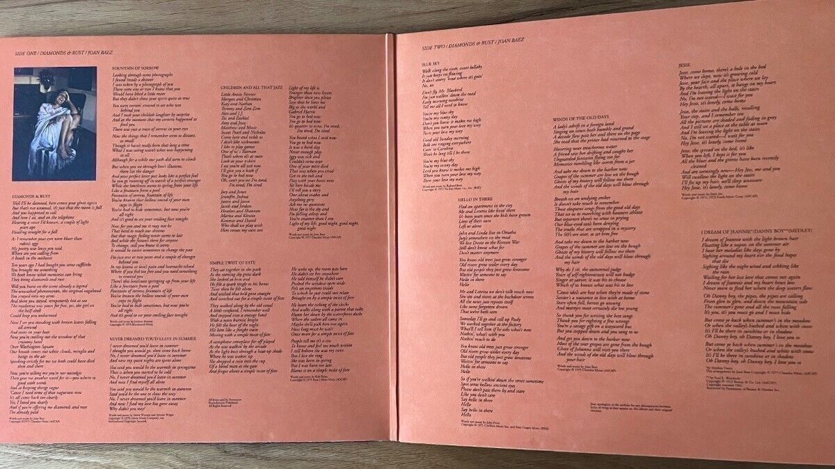 Dischi in vinile: Joan Baez - Diamonds & Rust / Audiophile MFSL 1995 - TOP – Usato da Gais venduto da soundcave57 2