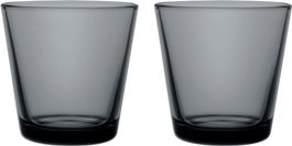 3 x Iittala Kartio: dunkelgrau 2 Becher 0,21L