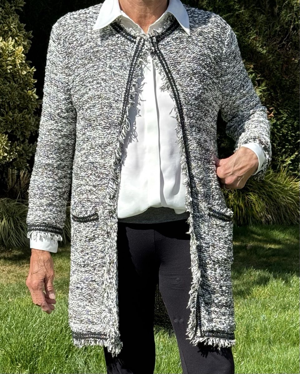 Vestes: Veste 3/4 chinée 40 – Neuf (Voir description) à Genève par flocon06