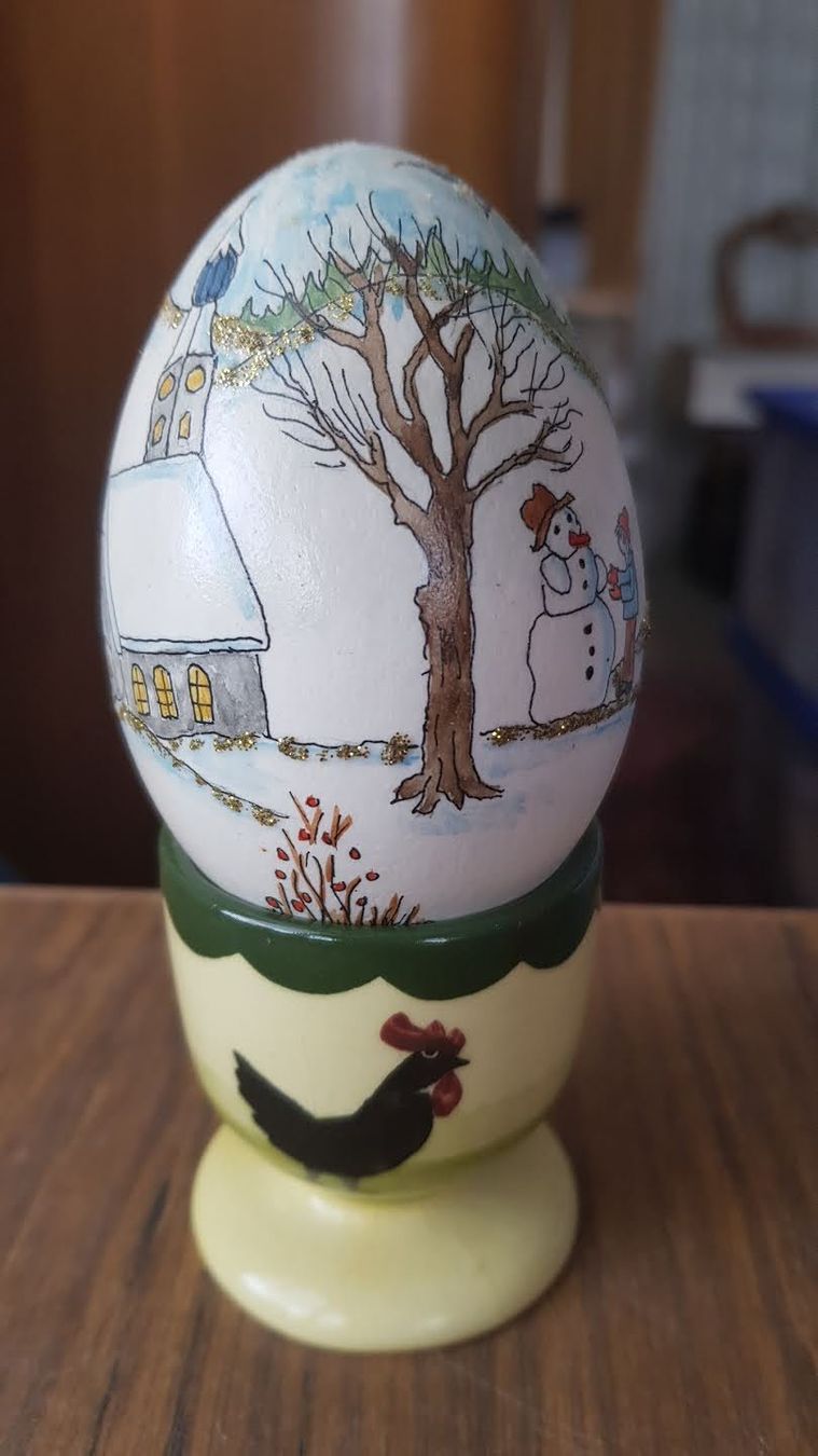 Figuren: Osterei Künstlerei Nr.3 – Gebraucht aus Mörschwil von antiksalon 7