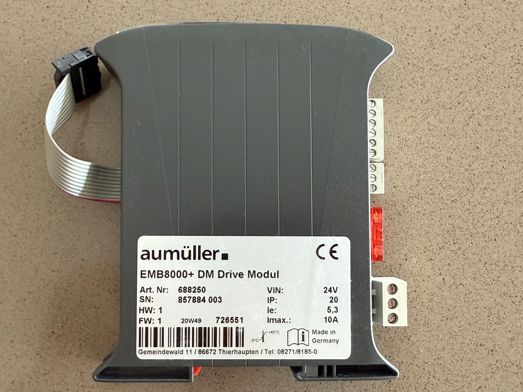 Componenti elettronici: Aumüller EMB 8000+ DM Drive Modul RWA – Usato da Trimbach venduto da ORTHOPORT 1