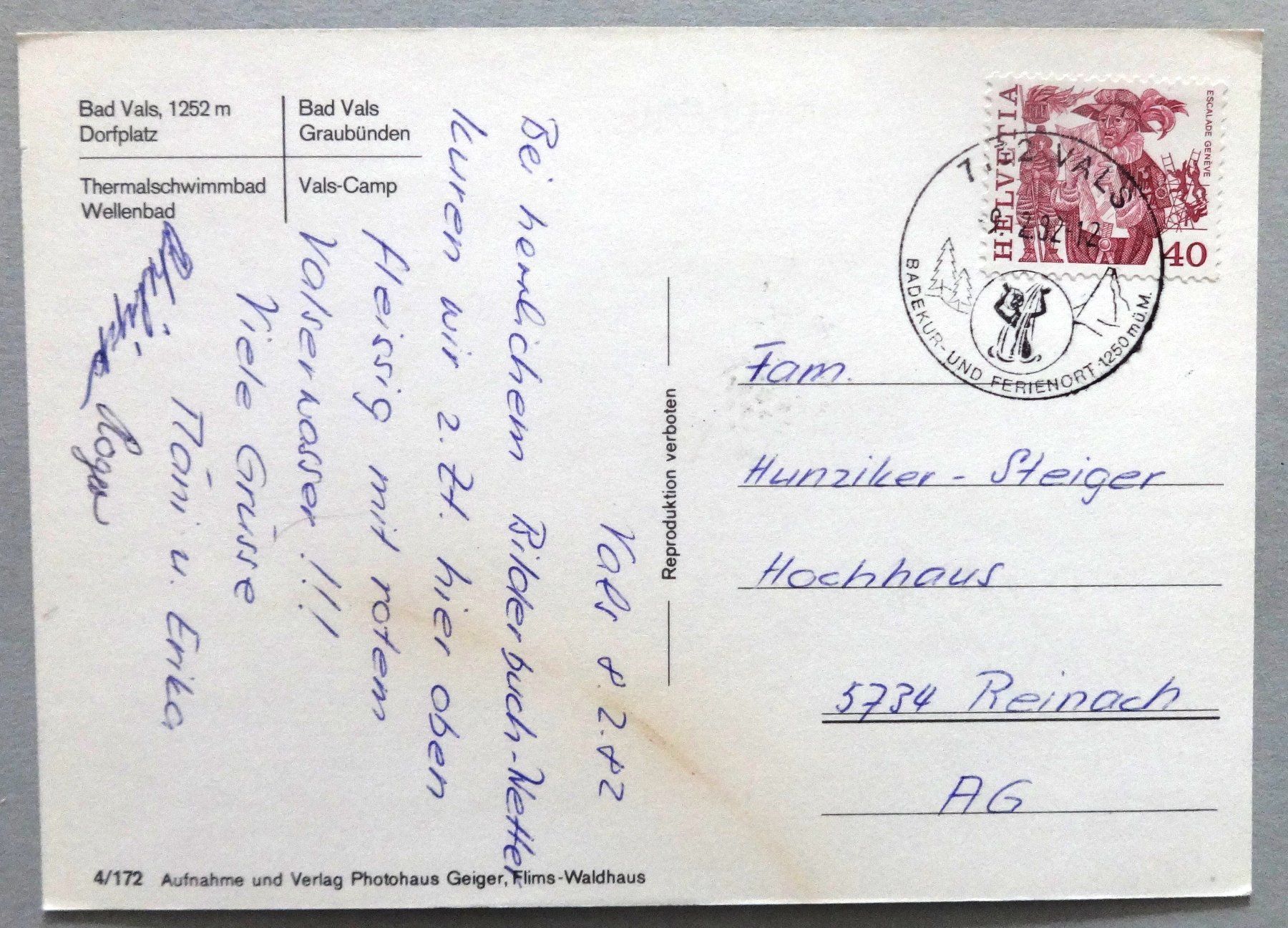 Cartoline postali: Bad Vals – Difettoso da Fétigny venduto da Billy2miny 1
