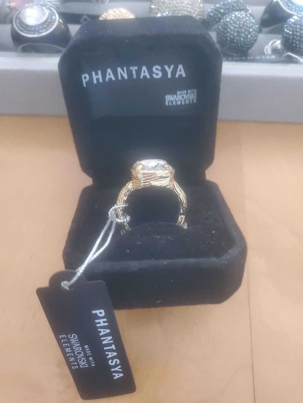 Swarovski Anelli: Swarowski Ring Phantasya Gr. 56 silber vergoldet – Nuovo (secondo la descrizione) da Balsthal venduto da redcarpet 6