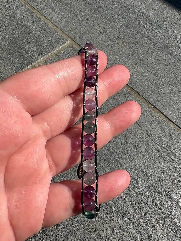 Armbänder & -reifen: Bracciale macrame con fluorite – Gebraucht aus Salorino von Ann_db 2