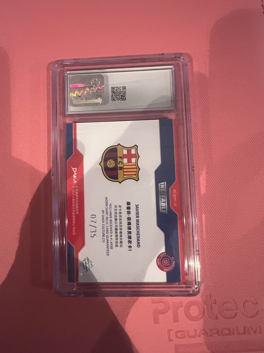 Sammelbilder & Trading cards: Fc Barcelona Daka Mascherano Patch /35 – Gebraucht aus Uhwiesen von maflo2 1