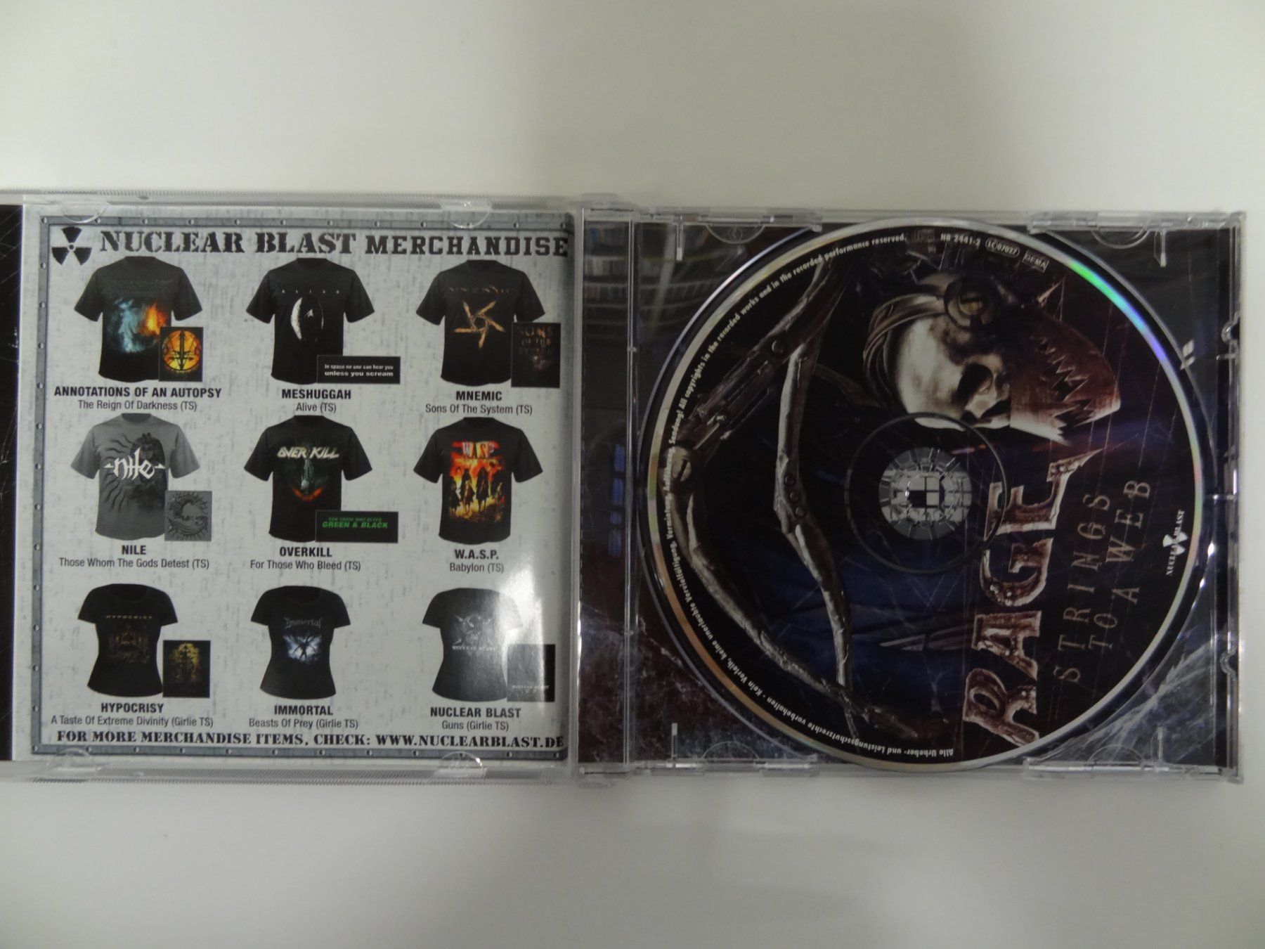 CDs: Rage - Strings To A Web CD – Gebraucht aus luzern von musicandart 2