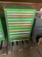 Lista Werkstattschrank grün mit Kleinteilen gebraucht