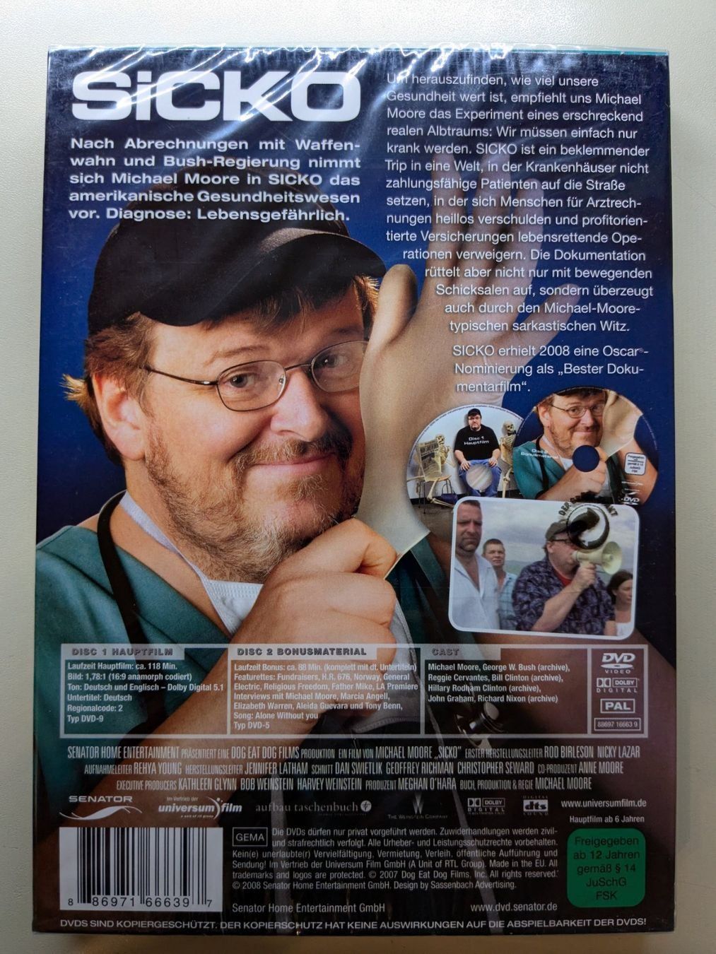 Tous les DVDs: Michael Moore - Sicko [2 DVDs/neu & OVP] – Neuf avec emballage d'origine à Port par gecotom 1