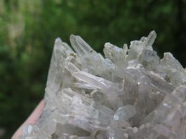 Nadelquarz mit Calcit von Bulgarien 450 gr.
