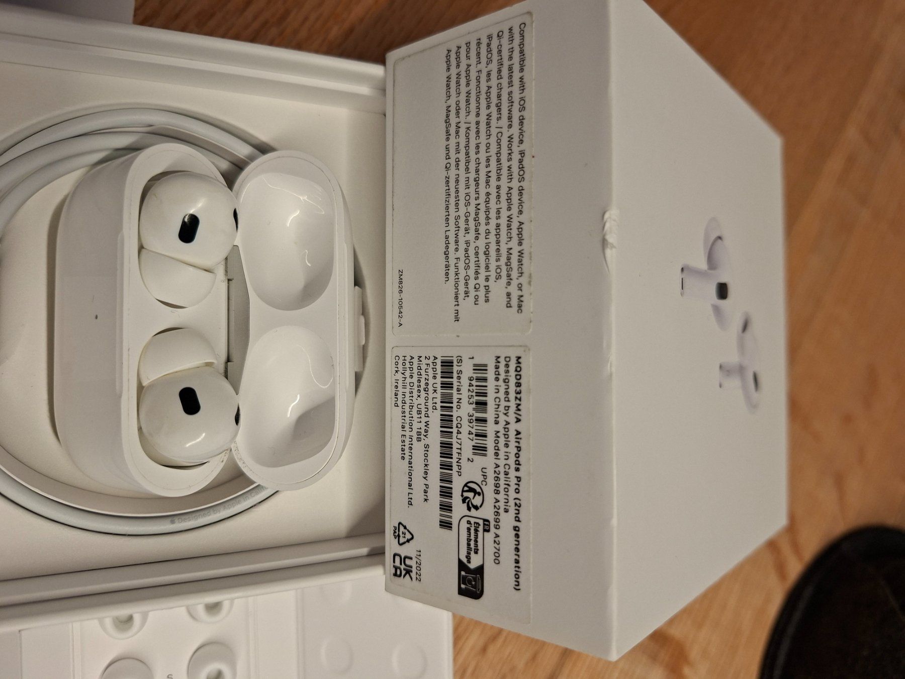 Apple Cuffie: Apple AirPods Pro (2. Generation) weiss – Usato da Deitingen venduto da rotgelbblau01 2
