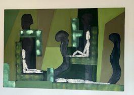 Grosses Acryl-Unikat (120x80 cm) – Handgemaltes Kunstwerk