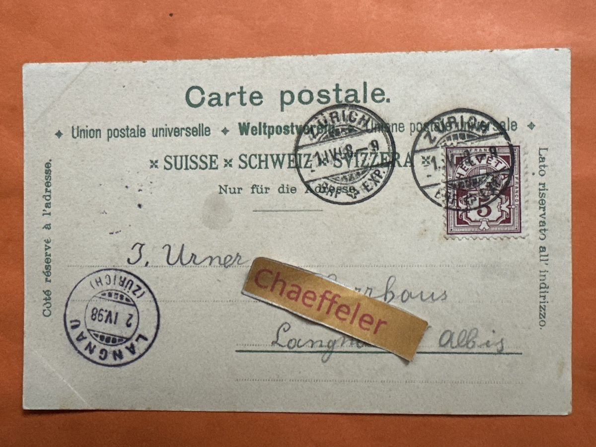 Cartoline postali: Historische Postkarte der Schweiz. Die Kappeler Milchsuppe. – Usato da Zürich venduto da Chaeffeler 1