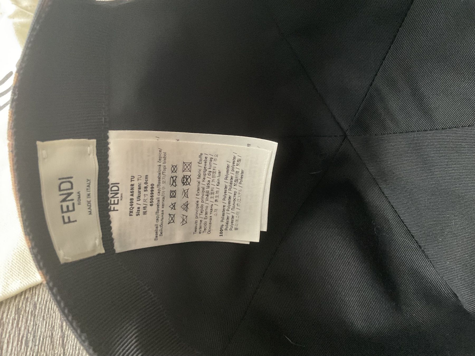 Fendi Copricapi, berretti & cappellini: Fendi Baseball Cap - Original - Neuwertig - Braun Muster! – Usato da Hittnau venduto da Flieger63 2
