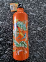 Orange Trinkflasche, 750 ml, Alu, neu
