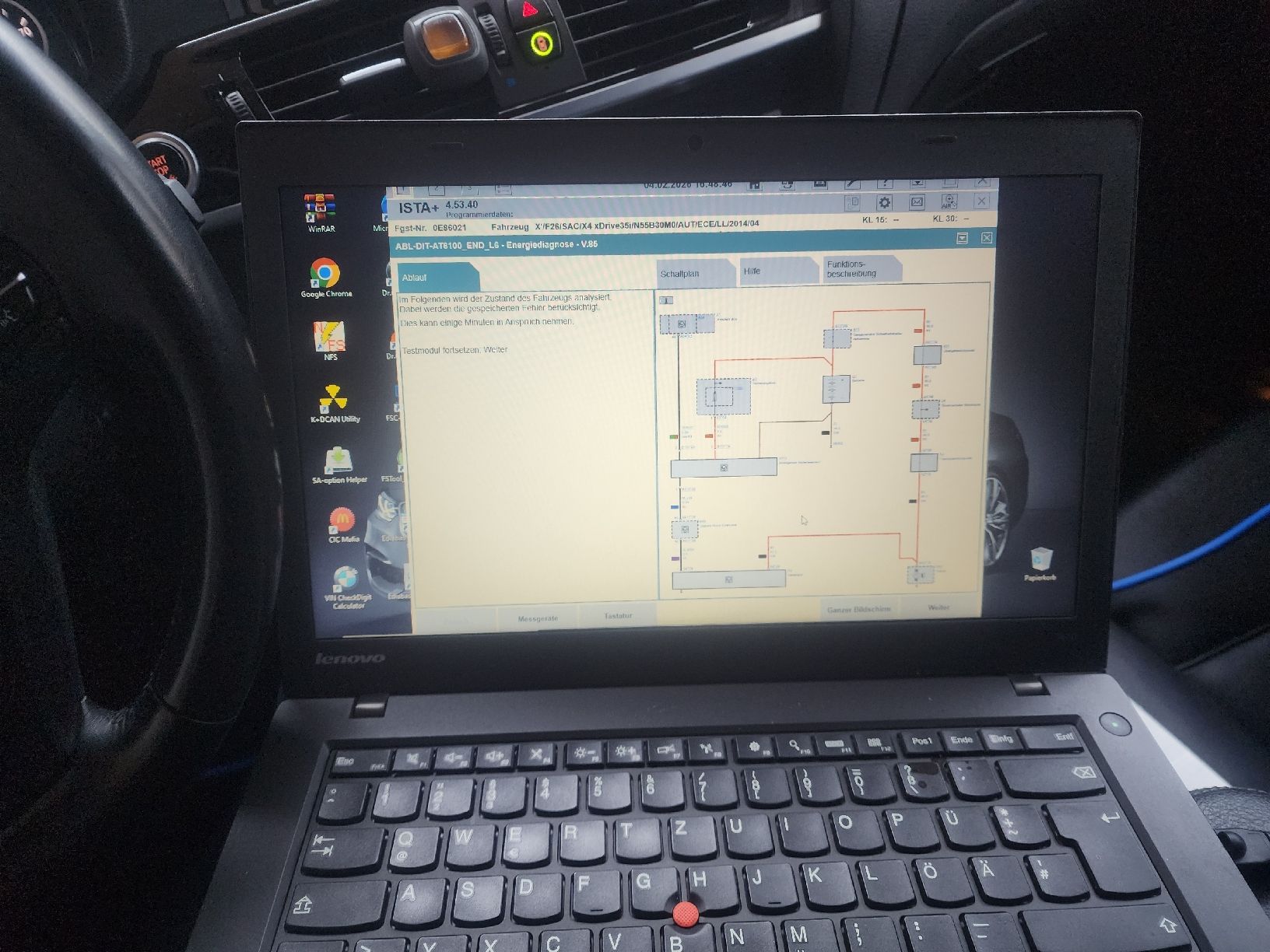 Lenovo Notebook: LenovoThinkpad Diagnosegerät BMW ISTA – Usato da Domat Ems venduto da Ot5110 4