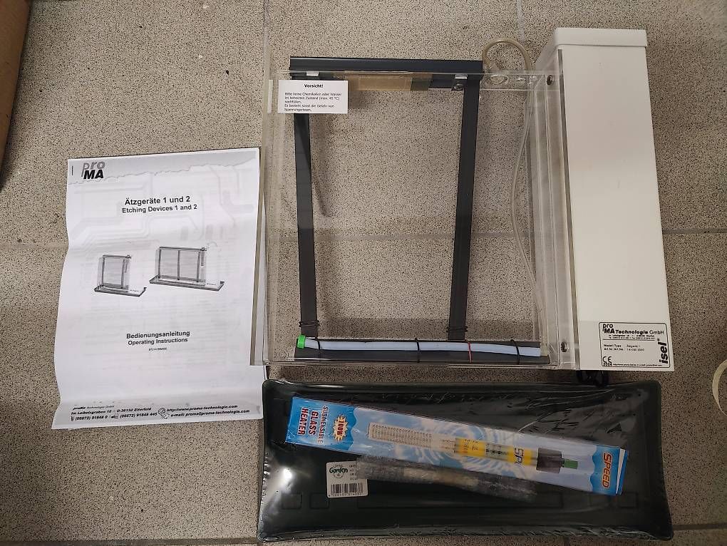 Kit bricolage: Ätzgerät mit Heizstab für Leiterplatten – Nuovo (secondo la descrizione) da Stäfa venduto da TBStaefa