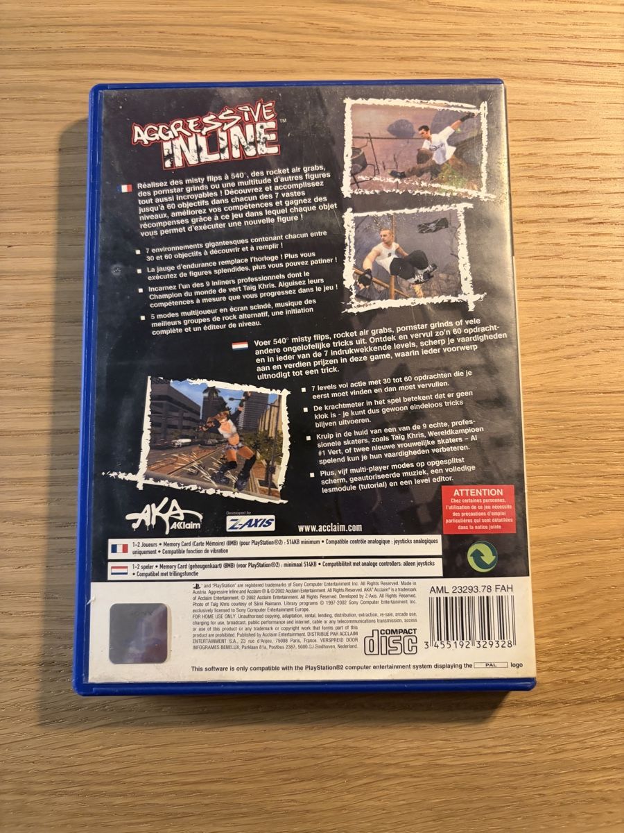 Sony Giochi: Aggressive Inline - PlayStation 2 – Usato da Pully venduto da FunkyGames 1