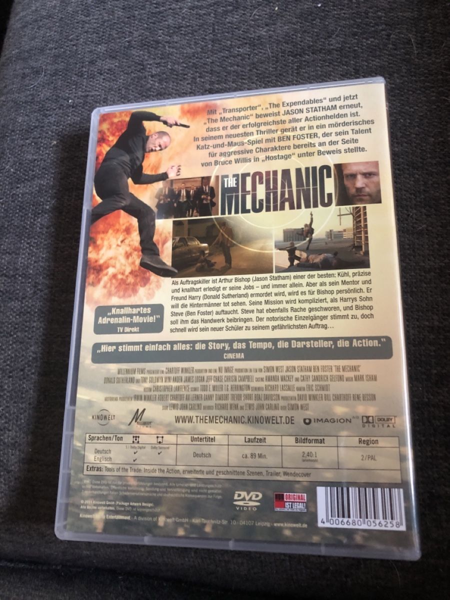 Tous les DVDs: DVD, THE MECHANIC – D'occasion à Balsthal par Katzenfan99 1