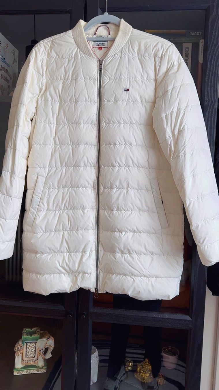 Tommy Hilfiger Giacche: Tommy Hilfiger White Down Jacket - Size M - Winter! – Usato da Aigle venduto da ste_2hsc