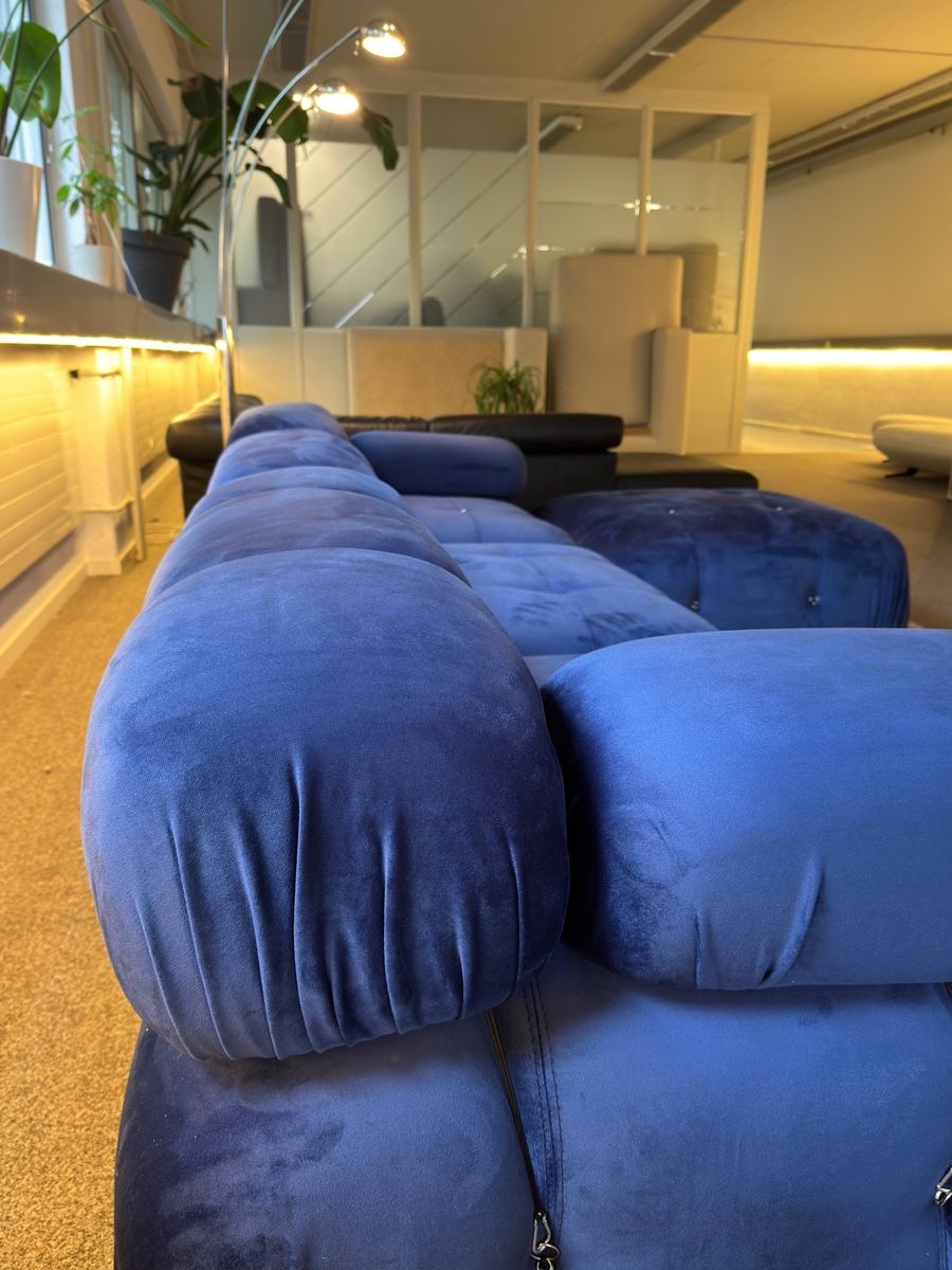 Divani: Modulares Sofa Marineblau – Usato da Fehraltorf venduto da Sofalab.swiss 5