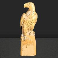 🦅Majestätischer Adler–Massivholz-Skulptur aus der Schweiz!