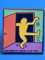 Nach keith Haring pin