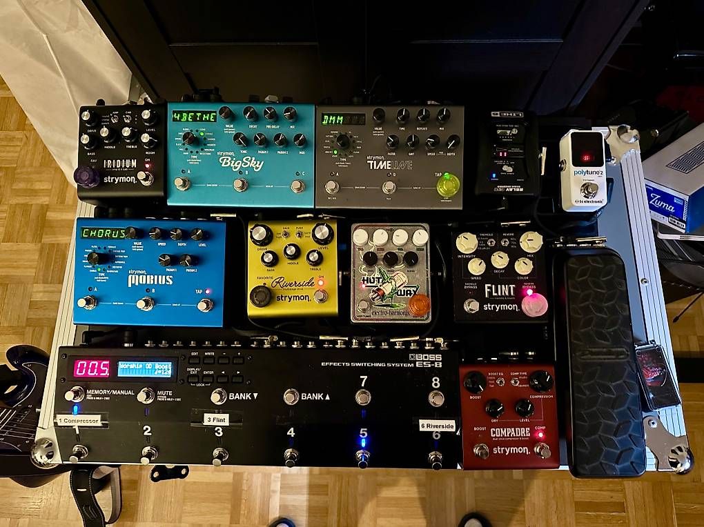 Strumenti musicali: High-End Pedalboard mit Strymon & Boss ES-8 – Usato da Bern venduto da den-nis 1