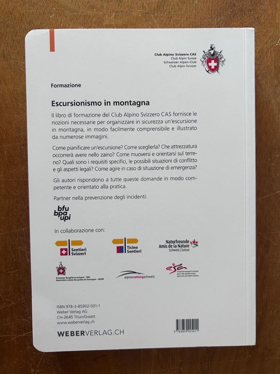 Libri: SAC Buch Escursionismo in montagna – Usato da Zürich venduto da WWehrle 1