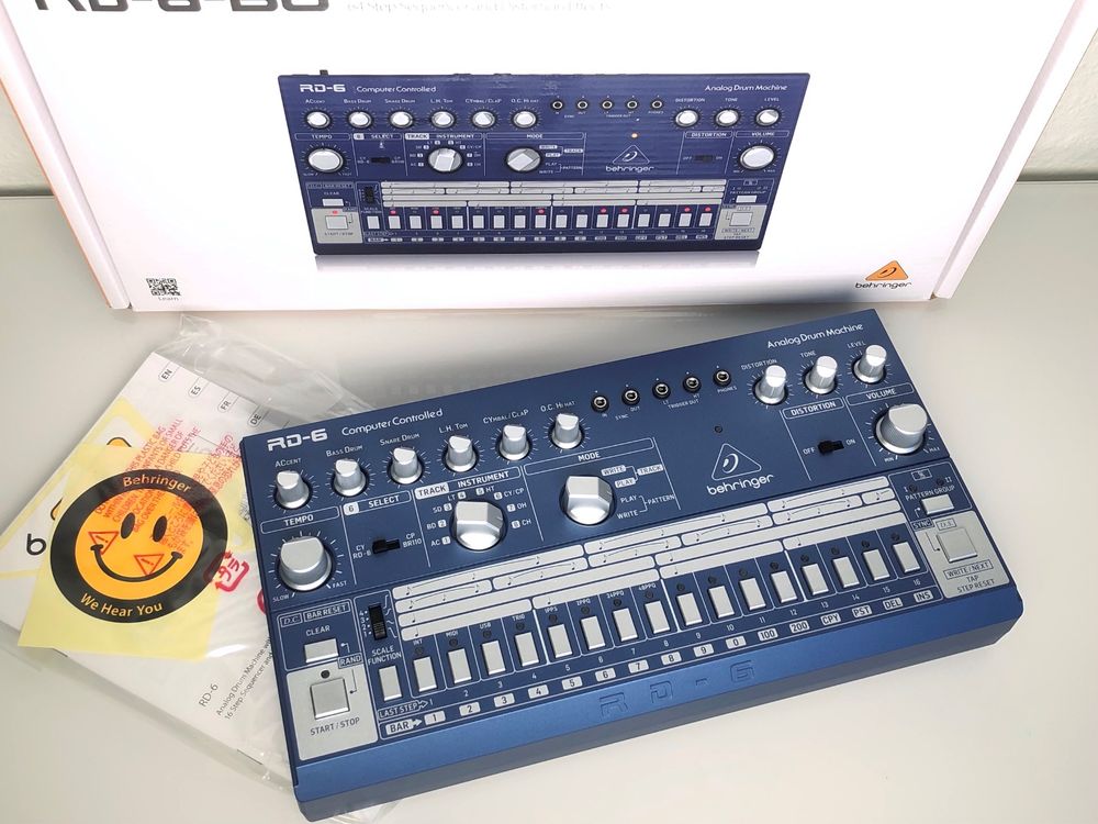 Behringer RD-6-BU, Analog Drum Machine - NEU! | Kaufen auf Ricardo