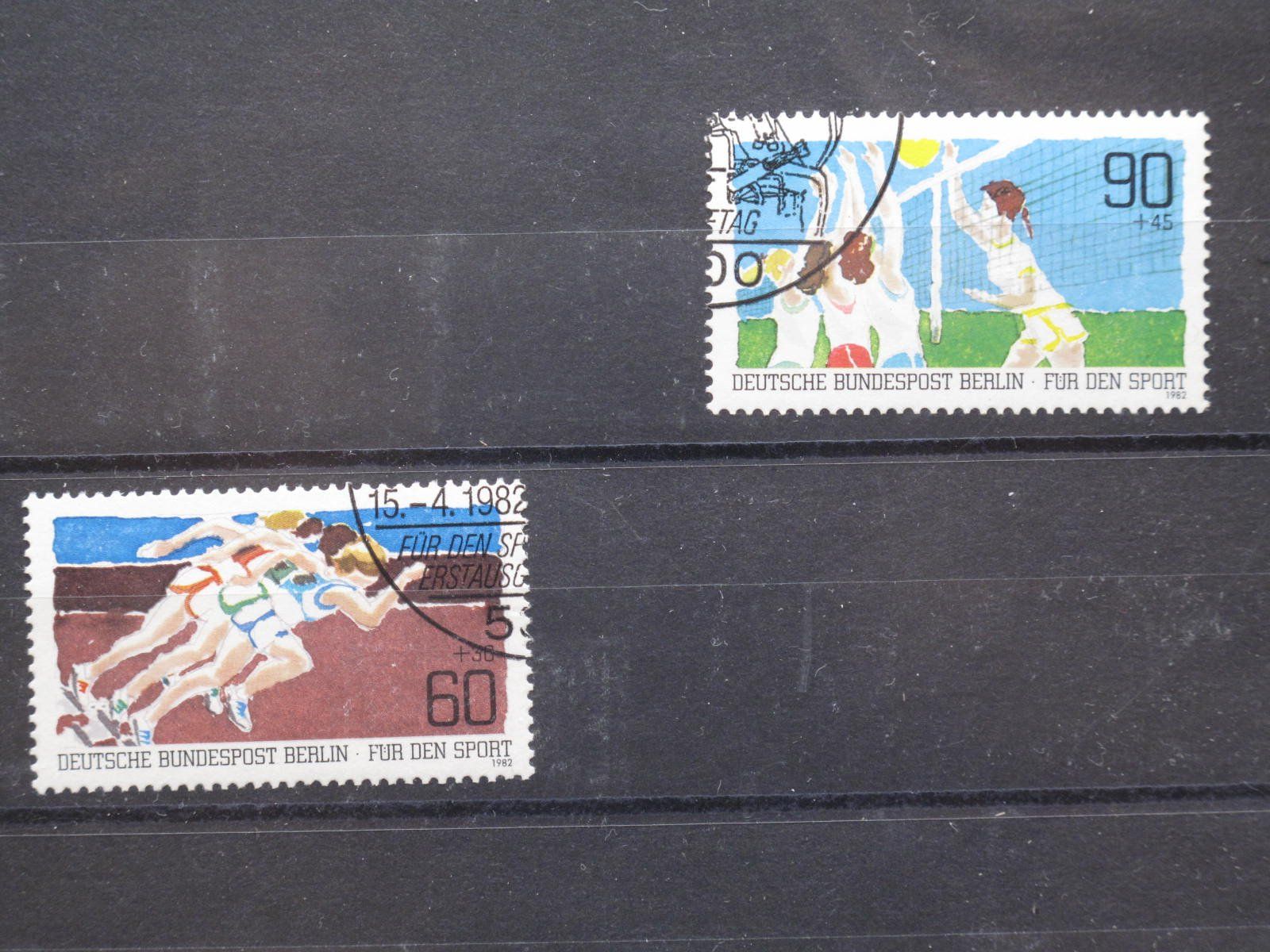 Tutti i francobolli: Berlin 1982 Sporthilfe gest. – Usato da Wil SG venduto da fva01