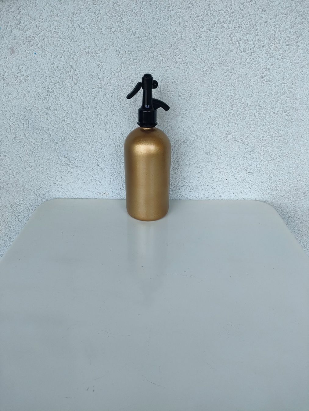 Flaschen: Wunderschöne Siphonflasche goldfarbig – Gebraucht aus Dietikon von Tucumano1981 9
